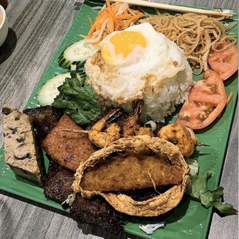 New Super Pho - R3. Grilled Pork Chop Rice (the special or with the egg and veggies) - Vietnamese Near Me - Duluth, Georgia New Super Pho - R3. Grilled Pork Chop Rice (the special or with the egg and veggies) - Vietnamese Near Me - Duluth, Georgia