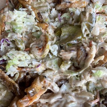 Fry the Coop - Elmhurst - A mess. Tons of sauce and coleslaw, some cold fries underneath. - American Near Me - Elmhurst, Illinois Fry the Coop - Elmhurst - A mess. Tons of sauce and coleslaw, some cold fries underneath. - American Near Me - Elmhurst, Illinois