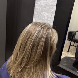 Hair By Kristine - Hi-light/Low-light, layered haircut