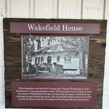 The Wakefield House - On the Sisters Historical Society Trail - Venues & Event Spaces Near Me - Sisters, Oregon The Wakefield House - On the Sisters Historical Society Trail - Venues & Event Spaces Near Me - Sisters, Oregon
