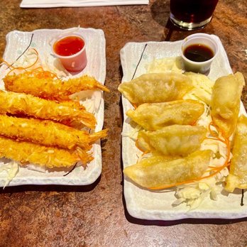 Vibes Sushi Bar And Grill - Coconut shrimp and Gyoza - Sushi Bars Near Me - Ramona, California Vibes Sushi Bar And Grill - Coconut shrimp and Gyoza - Sushi Bars Near Me - Ramona, California