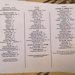 Drink Menu Page 2 2022