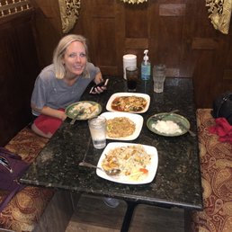 Spicy chicken, pad Thai, chicken fried rice Spicy chicken, pad Thai, chicken fried rice