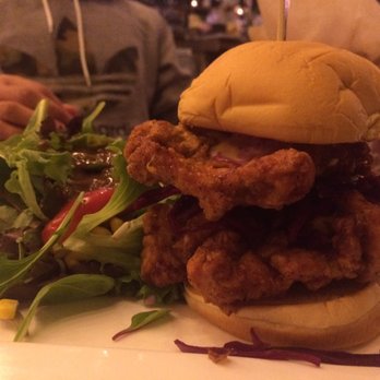 Bar Basic - Buttermilk Fried Chicken Burger - New American Near Me - Brooklyn, New York