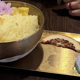 Mango bingsu (dairy free) Mango bingsu (dairy free)