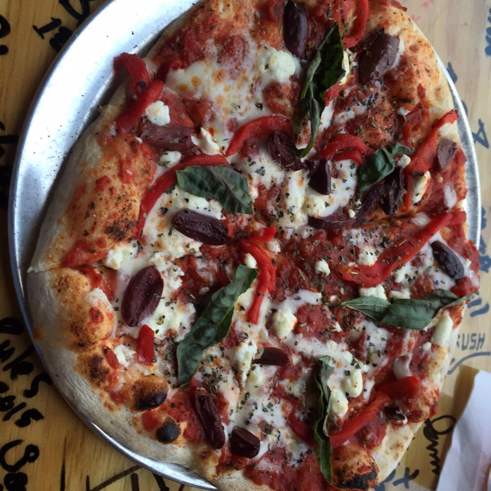 Paddle Hard Brewing - An example of the many flatbreads. - Breweries Near Me - Grayling, Michigan Paddle Hard Brewing - An example of the many flatbreads. - Breweries Near Me - Grayling, Michigan