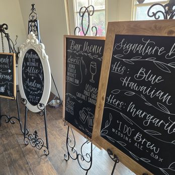 Eventals - Signs ready for the wedding! - Party Equipment Rentals Near Me Eventals - Signs ready for the wedding! - Party Equipment Rentals Near Me