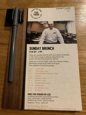 Menu photo 3 The Yard Brno, JM