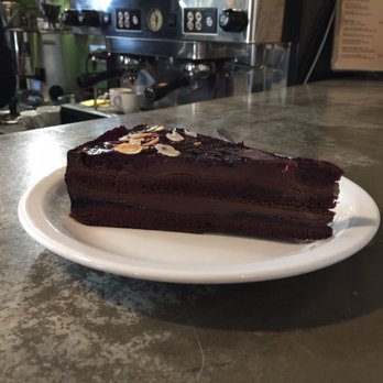 Vege Miasto - Cherry and chocolate cake. - Vegan Near Me - Warsaw, MZ Vege Miasto - Cherry and chocolate cake. - Vegan Near Me - Warsaw, MZ