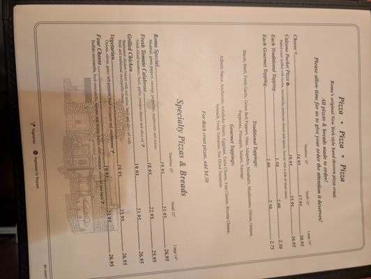 Menu photo 3 Roma D' Italia Tustin, CA Menu photo 3 Roma D' Italia Tustin, CA