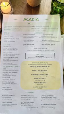 Menu photo 3 Acadia New York, NY Menu photo 3 Acadia New York, NY