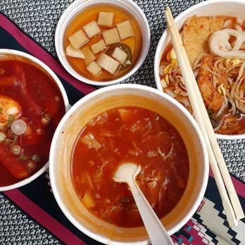 Dan Moo Ji - Dduk Bbok i 24oz, Kimchi Udon, and Pickled radish - Korean Near Me - Duluth, Georgia