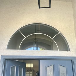 Outside, they replaced the trim & made it stronger and it looks a lot better.
