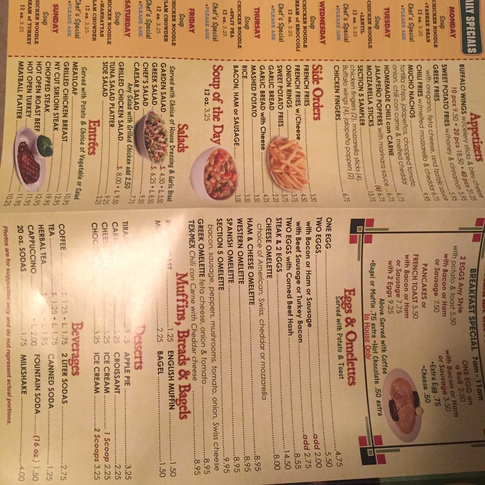 menu and prices menu and prices