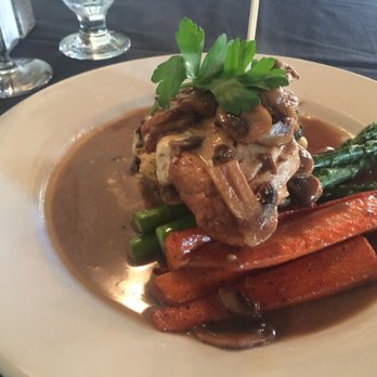 Sages Restaurant - Barts Signature Chicken (stuffed with spinach and goat cheese--yum!) - Italian Near Me - Redmond, Washington Sages Restaurant - Barts Signature Chicken (stuffed with spinach and goat cheese--yum!) - Italian Near Me - Redmond, Washington