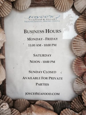 Menu photo 8 Joyce's Seafood & Steaks Houston, TX Menu photo 8 Joyce's Seafood & Steaks Houston, TX