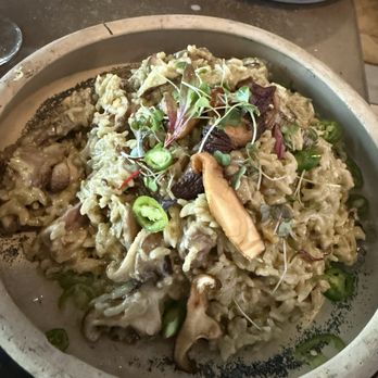 Flor De Maiz - Steak and mushroom risotto - Cocktail Bars Near Me - Santa Barbara, California
