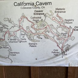 California Cavern Cave Map