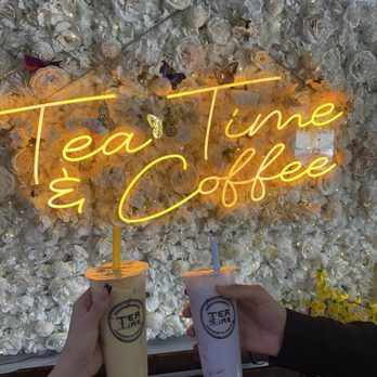 Tea Time & Coffee - Lavender Milk Tea (no Boba) and A10 - TARO MILK TEA (no black boba) - Coffee & Tea Near Me - Tukwila, Washington Tea Time & Coffee - Lavender Milk Tea (no Boba) and A10 - TARO MILK TEA (no black boba) - Coffee & Tea Near Me - Tukwila, Washington