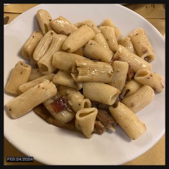 Numero Undici - Pasta with meat sauce (12 Euros). It's homemade pasta with bacon & mushrooms. - Italian Near Me - Pisa, PI Numero Undici - Pasta with meat sauce (12 Euros). It's homemade pasta with bacon & mushrooms. - Italian Near Me - Pisa, PI