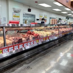 Small part of meat selection.
