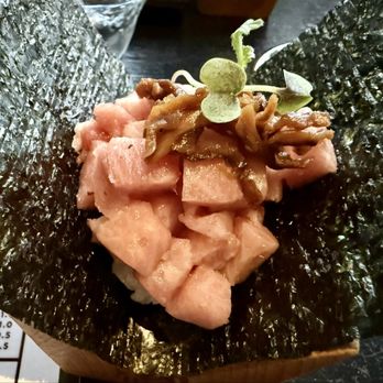Matsunori Handroll Bar - Toro mushroom - Sushi Bars Near Me - Queens, New York Matsunori Handroll Bar - Toro mushroom - Sushi Bars Near Me - Queens, New York