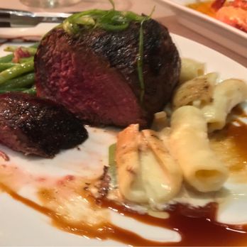 Litchfield's - Cedar River Prime Filet* with hericot verts and Mac 'n Mac & Cheese - Steakhouses Near Me - Litchfield Park, Arizona