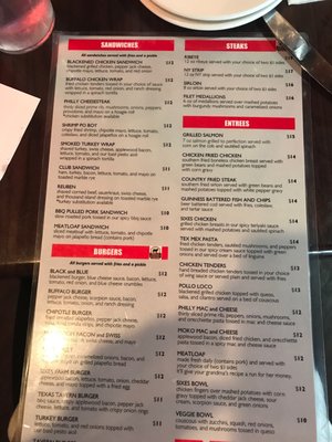 Menu photo 1 Sixes Tavern Cartersville, GA