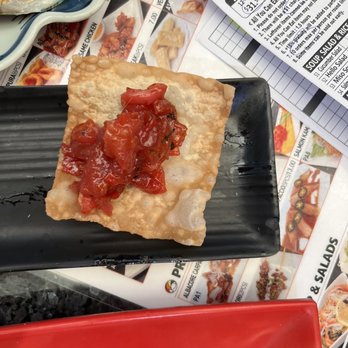 Hello Sushi - PA3. POKE NACHO(1 pc for lunch AYCE) - Sushi Bars Near Me - Fullerton, California