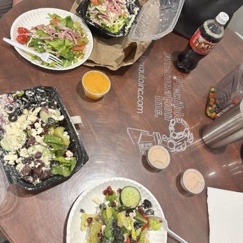 Enzo's Pizzeria - Greek small salad and antipasto small salad - Pizza Near Me - Davison, Michigan Enzo's Pizzeria - Greek small salad and antipasto small salad - Pizza Near Me - Davison, Michigan