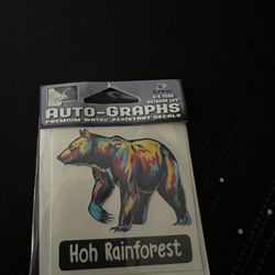 Peak 6 Tours & Gift Shop - A sweet looking Bear Decal to put on my new truck!