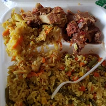 African Kitchen and Subs - Oxtail dinner $14.99 Large (only get 3 oxtails) - African Near Me - Miwaukee, Wisconsin African Kitchen and Subs - Oxtail dinner $14.99 Large (only get 3 oxtails) - African Near Me - Miwaukee, Wisconsin