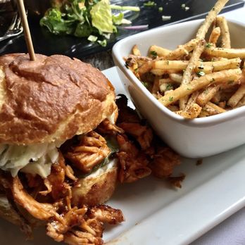 The Prescott - BBQ Chicken sandwich (amazing!!!) house fries - Diners Near Me - Kernersville, North Carolina The Prescott - BBQ Chicken sandwich (amazing!!!) house fries - Diners Near Me - Kernersville, North Carolina