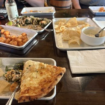 Saint Paul Brewing - Tots, Brussel sprouts, chips and queso - Breweries Near Me - Saint Paul, Minnesota