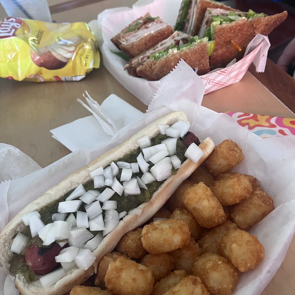 Cajun Turkey Club and All Beef Hot Dog Cajun Turkey Club and All Beef Hot Dog