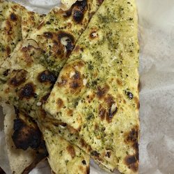 Indian Punjabi Restaurant - Basil Garlic Naan