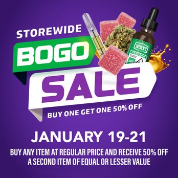 Jayden's Journey - Join us this weekend, January 19 - 21, for a storewide BOGO SALE, ! Buy any regular price item and get a 2nd or equal or less value 50% OFF - Cannabis Clinics Near Me - Modesto, California