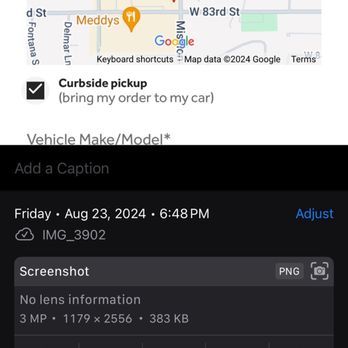 Johnny's Tavern - Screenshot of curbside pickup option on the Johnny's website - New American Near Me - Prairie Village, Kansas