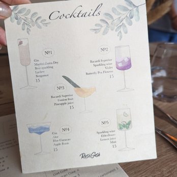 Rose Gose - Cocktail menu - Wine Bars Near Me - Austin, Texas