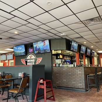 The Wing Boss - Bar and seating area - Chicken Wings Near Me - Houston, Texas The Wing Boss - Bar and seating area - Chicken Wings Near Me - Houston, Texas