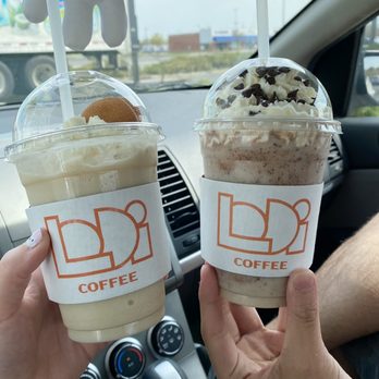 Lodi Coffee - Banana Pudding and Mint Chip frapps - Coffee & Tea Near Me - North Charleston, South Carolina Lodi Coffee - Banana Pudding and Mint Chip frapps - Coffee & Tea Near Me - North Charleston, South Carolina
