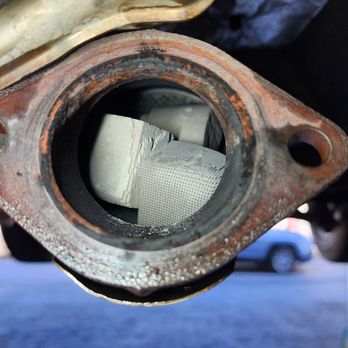 Tedious Auto Repair - Clogged catalytic converter at Tedious Repairs in Chico, CA - Auto Repair Near Me - Chico, California