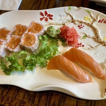 Sake Cafe - Spicy salmon roll and salmon sushi - Sushi Bars Near Me - Albany, New York Sake Cafe - Spicy salmon roll and salmon sushi - Sushi Bars Near Me - Albany, New York