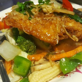 Thai Cuisine - Spicy Catfish Fillet - Thai Near Me - Austin, Texas Thai Cuisine - Spicy Catfish Fillet - Thai Near Me - Austin, Texas