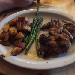 Hagel 1891 - Our poor excuse of quail, asparagus & potatoes.