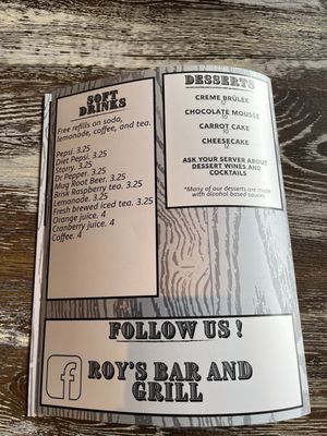 Menu photo 8 Roy's Bar and Grill Carson City, NV Menu photo 8 Roy's Bar and Grill Carson City, NV