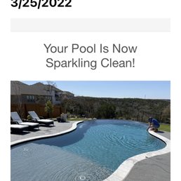 My sparkling clean pool! My sparkling clean pool!