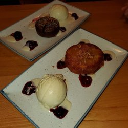 Zur Linde - Lava cake and apple tart