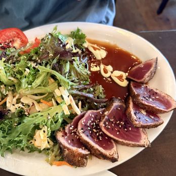 Palm Valley Fish Camp - Perfectly cooked tuna. - Seafood Near Me - Ponte Vedra Beach, Florida Palm Valley Fish Camp - Perfectly cooked tuna. - Seafood Near Me - Ponte Vedra Beach, Florida