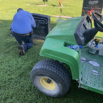 Palm Northwest Mortuary - Staff cleaning headstones on a Sunday morning! - Funeral Services & Cemeteries Near Me - Las Vegas, Nevada Palm Northwest Mortuary - Staff cleaning headstones on a Sunday morning! - Funeral Services & Cemeteries Near Me - Las Vegas, Nevada